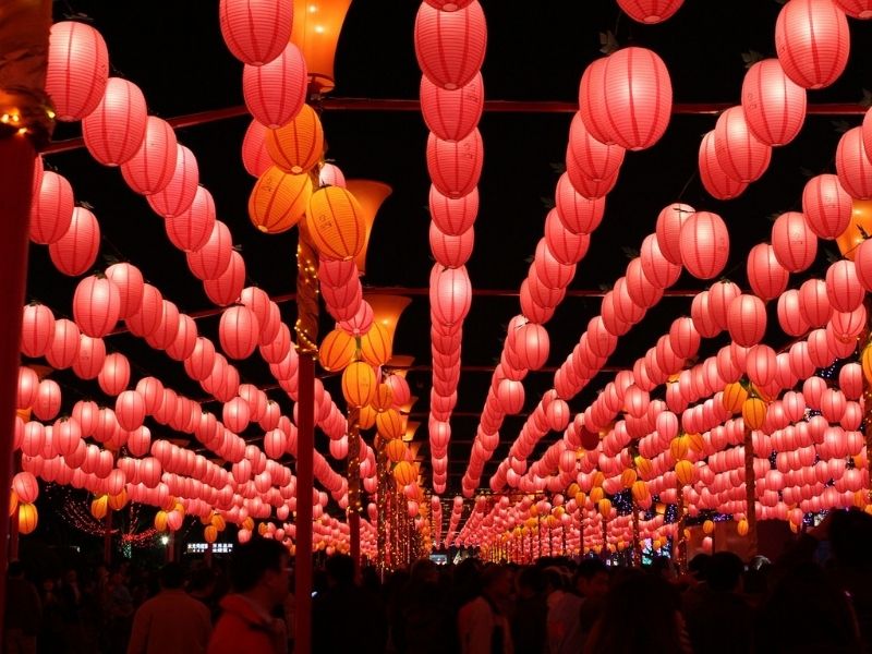 台湾の提灯祭り